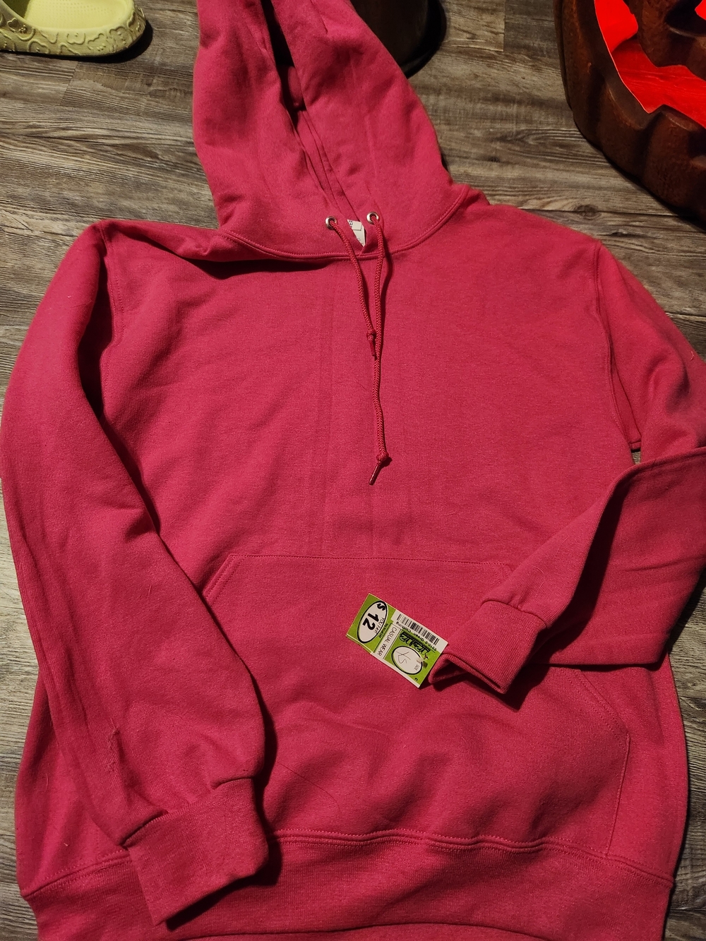 Jerzees Pink Pullover Hoodie